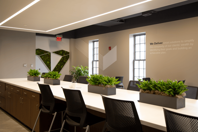 Venture Visionary Partners worked with Continental Office Branding and Furniture to create an amazing space in Toledo Sylvania OH