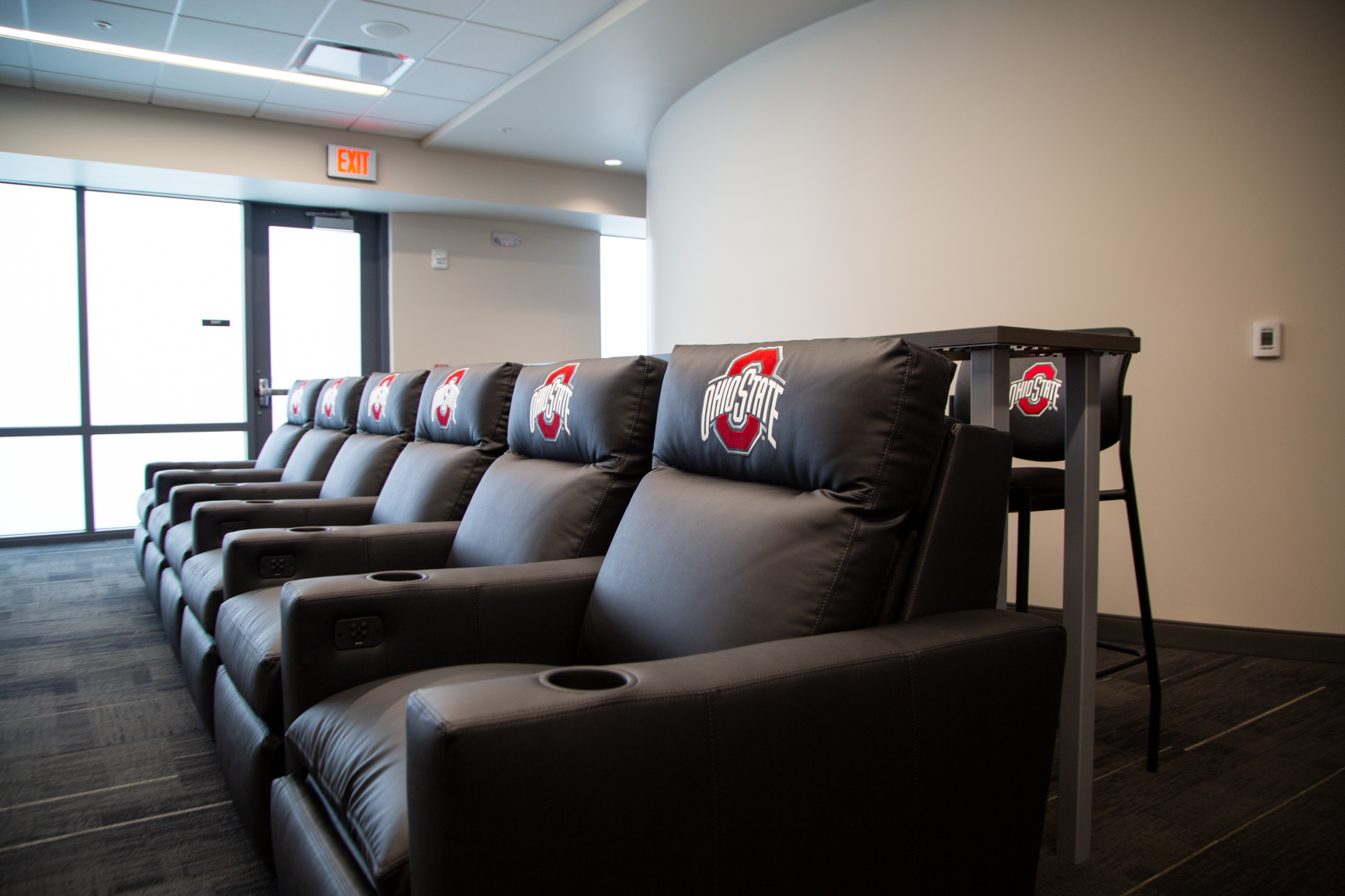 Ty Tucker Tennis Center at The Ohio State University features custom branding solutions and furniture by Continental Office