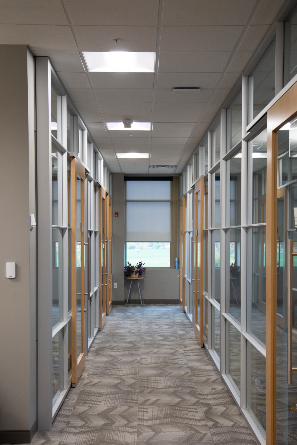 Gorgeous DIRTT interior construction with glass walls and sliders for the City of Dublin City Hall by Continental Office