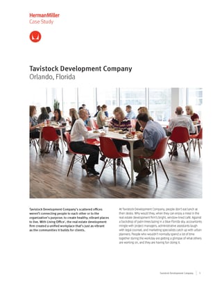 Herman Miller's Tavistock Case Study about the Living Office