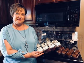 Cindy baking!