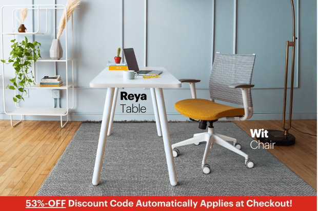 SitOnIt WFH Products Reya Table and Wit Chair from Continental Office