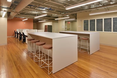 We turned an old bowling alley into a co-working space!