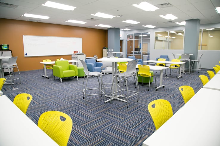 Gahanna Lincoln High School - Clark Hall is a 21st century learning environment