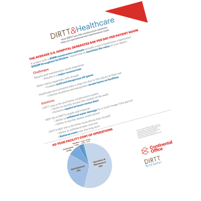 DIRTT and Healthcare Fact Sheet