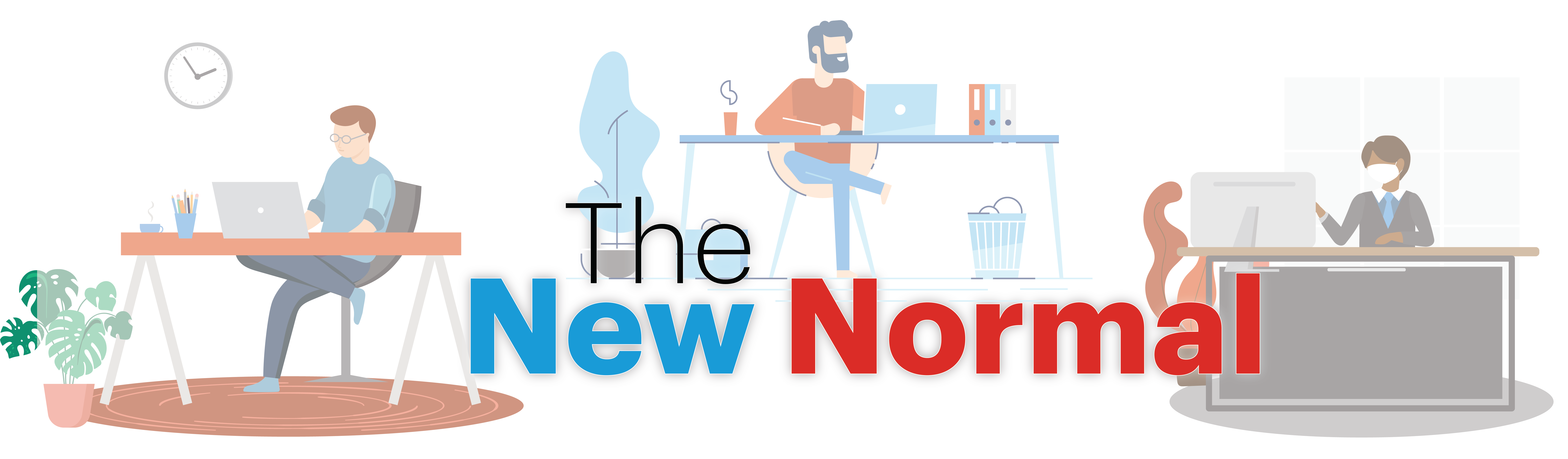 The New Normal of working involves the flexibility to work in the office and from home
