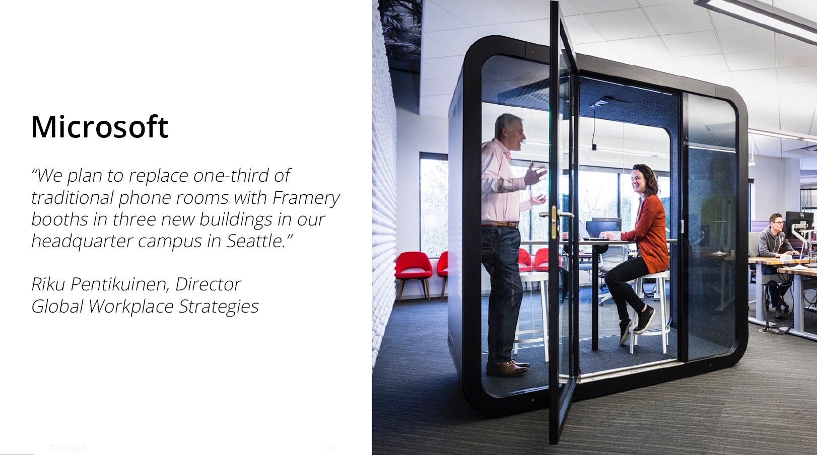 Microsoft framery testimonial